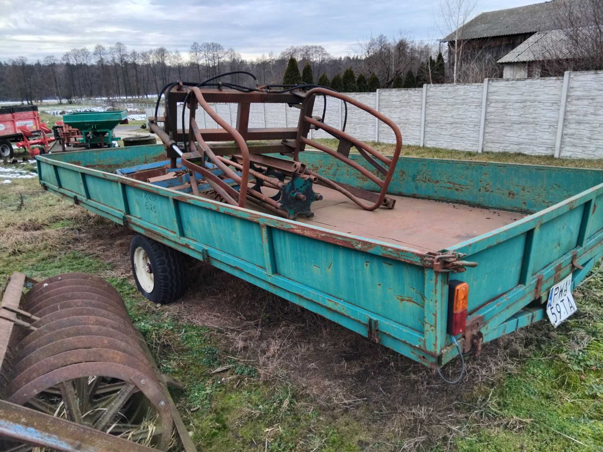 Przyczepa wywrotka HL6011.,kultywator,agregat,transport