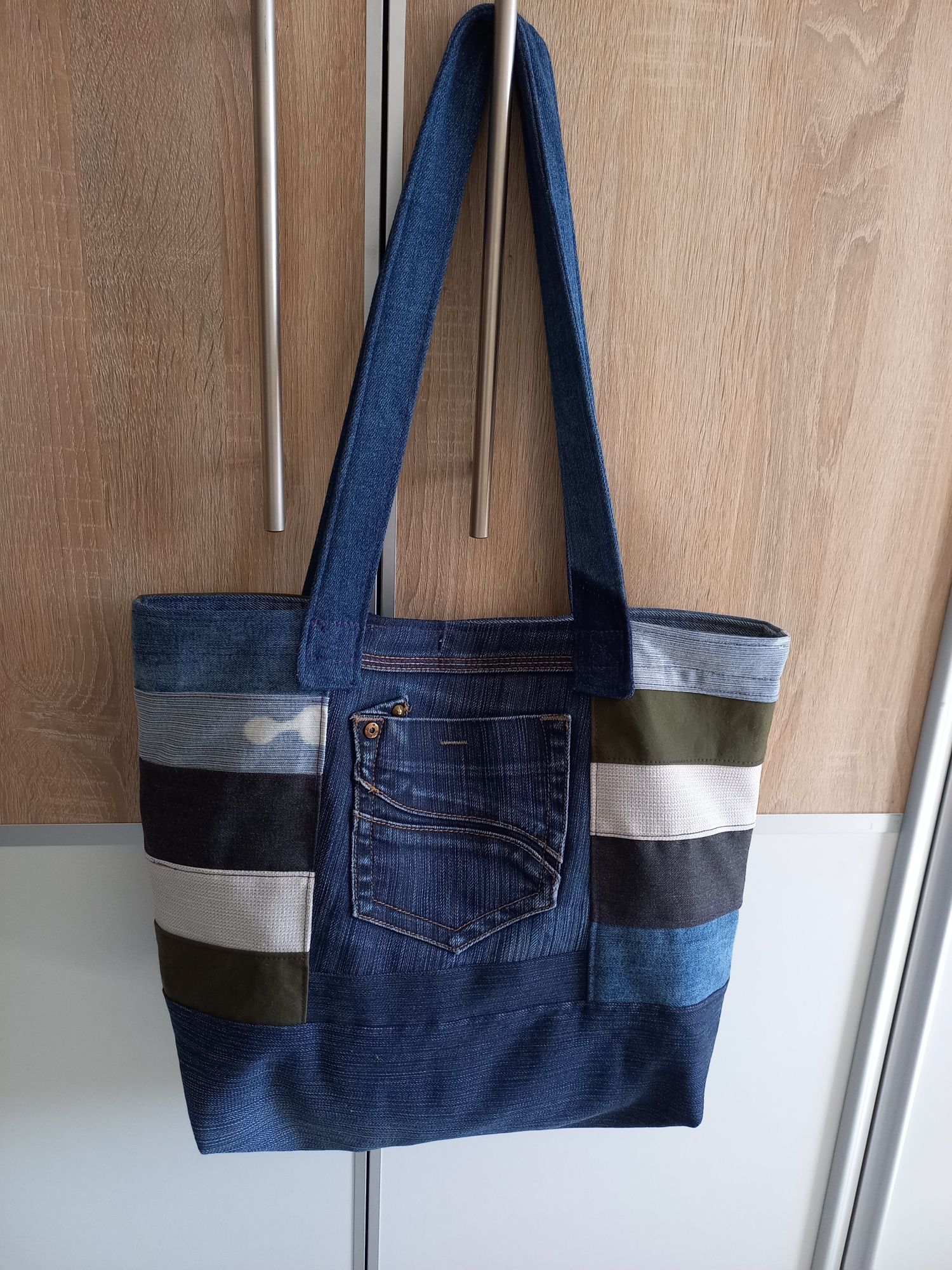 Torba jeansowa  hand made