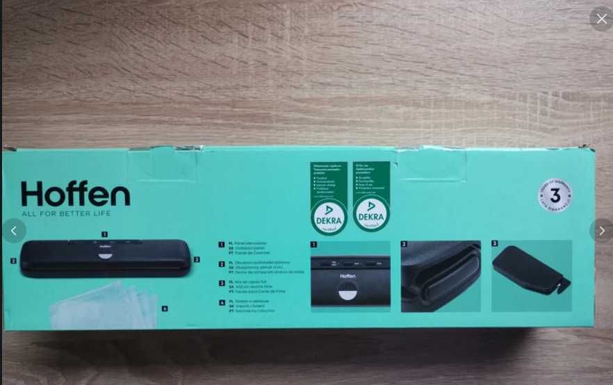 Zgrzewarka do pakowania próżniowego 110w czarna