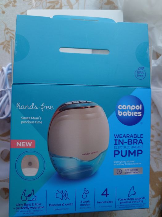 Laktator Canpol Babies hands-free muszlowy