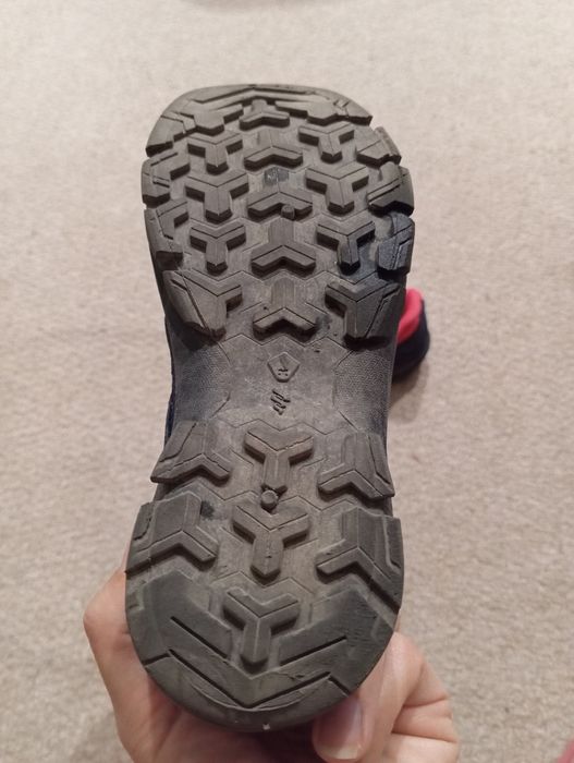 Buty trekkingowe, dziewczęce, Decathlon, Quechua, 32