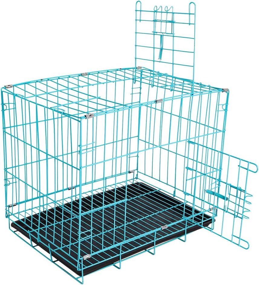 Metalowa Składana Klatka Kojec Dla Psa Kota Królika Z Kuwetą 50X37X40