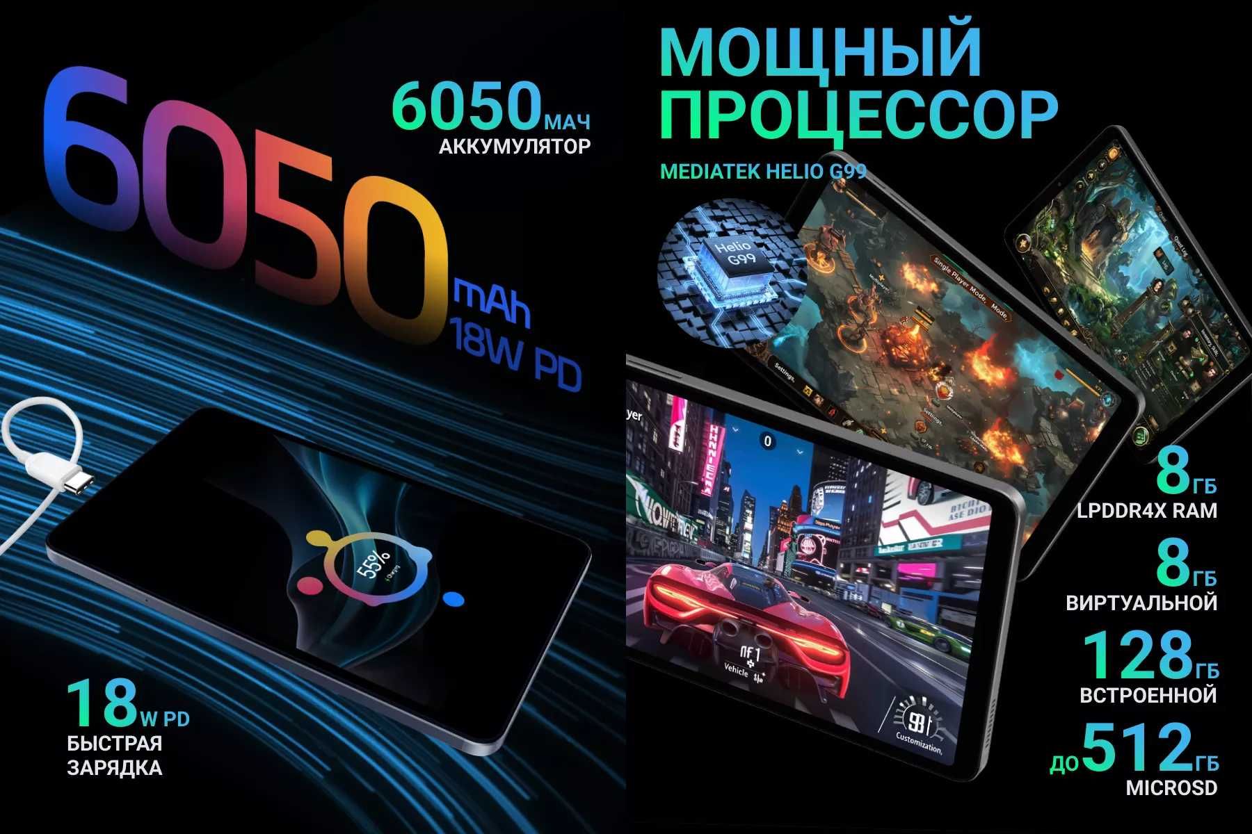 Alldocube iPlay 60 mini Pro • 4G LTE • 8.4" • Helio G99 • 8/128GB •GPS