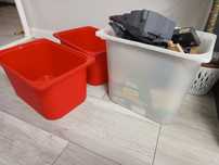 Pudełka plastikowe ikea teofast