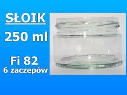 Słoik 250ml Słoiki 250ml Słoik 250 ml Słoiki 250 ml Fi82 - Przetwory
