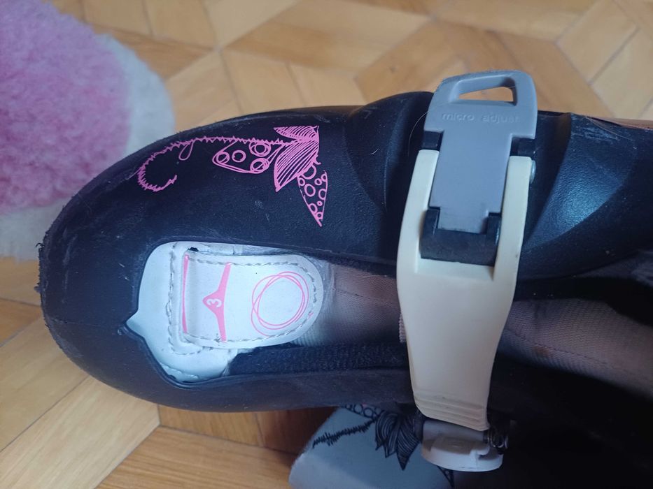 Rolki dziewczęce 34-36 + kask + ochraniacze + torba