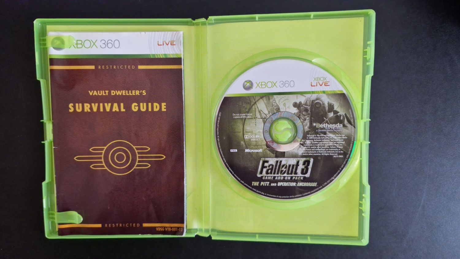 Fallout 3 The Pitt and Operation Anchorage Xbox 360
