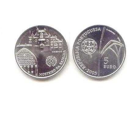 Portugal moeda Comemorativa 5 euros ou 5,00 prata, veja sff