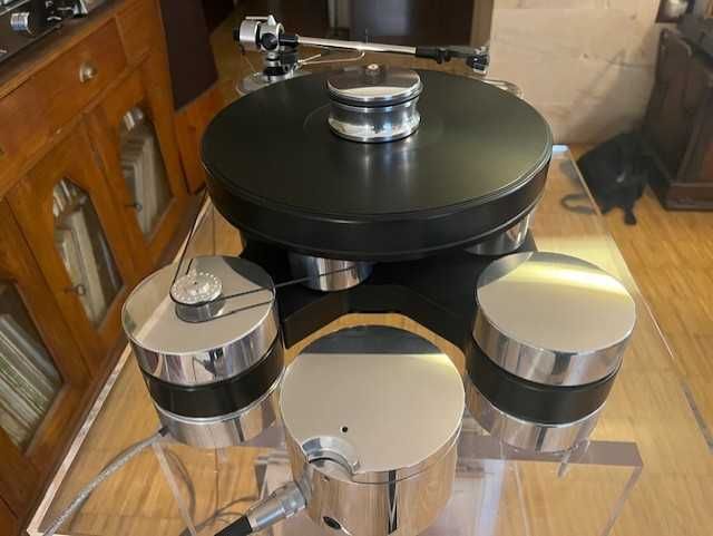 Transrotor Dark Star Silver Shadow Gramofon (SME clearaudio)