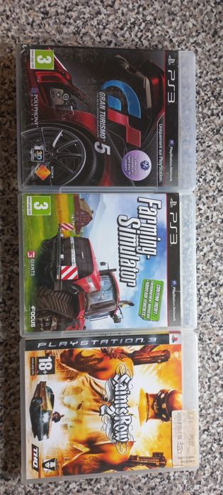 Farming simulator/Gran turismo 5/Saints row 2 Playstation 3