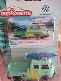 Majorette model VW volkswagen T1 z deską do  serfowania Nowość