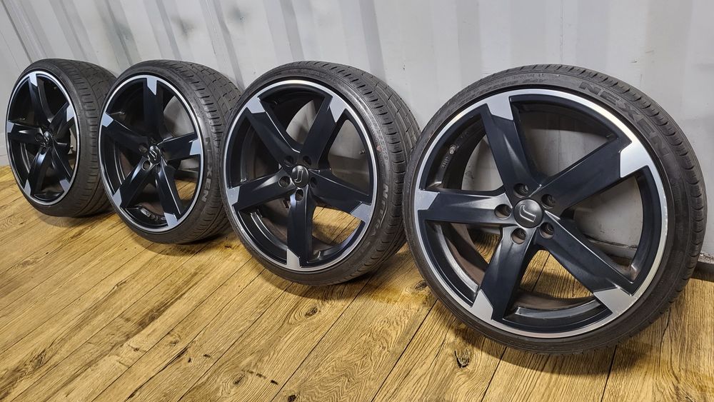 Felgi 18" 5x100 Rotor z oponami 215/35 R18 Audi S1 A1 Vw Polo Skoda