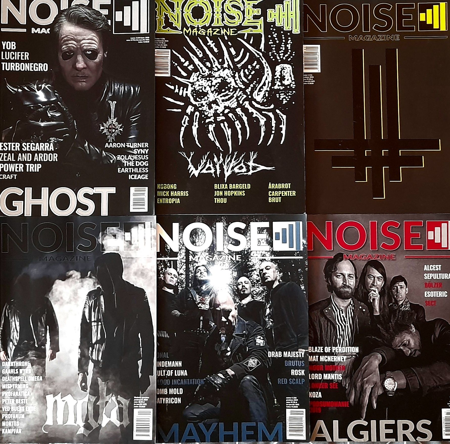 Noise Magazine Metal Stoner Industrial Ghost Behemoth Mayhem Kobong