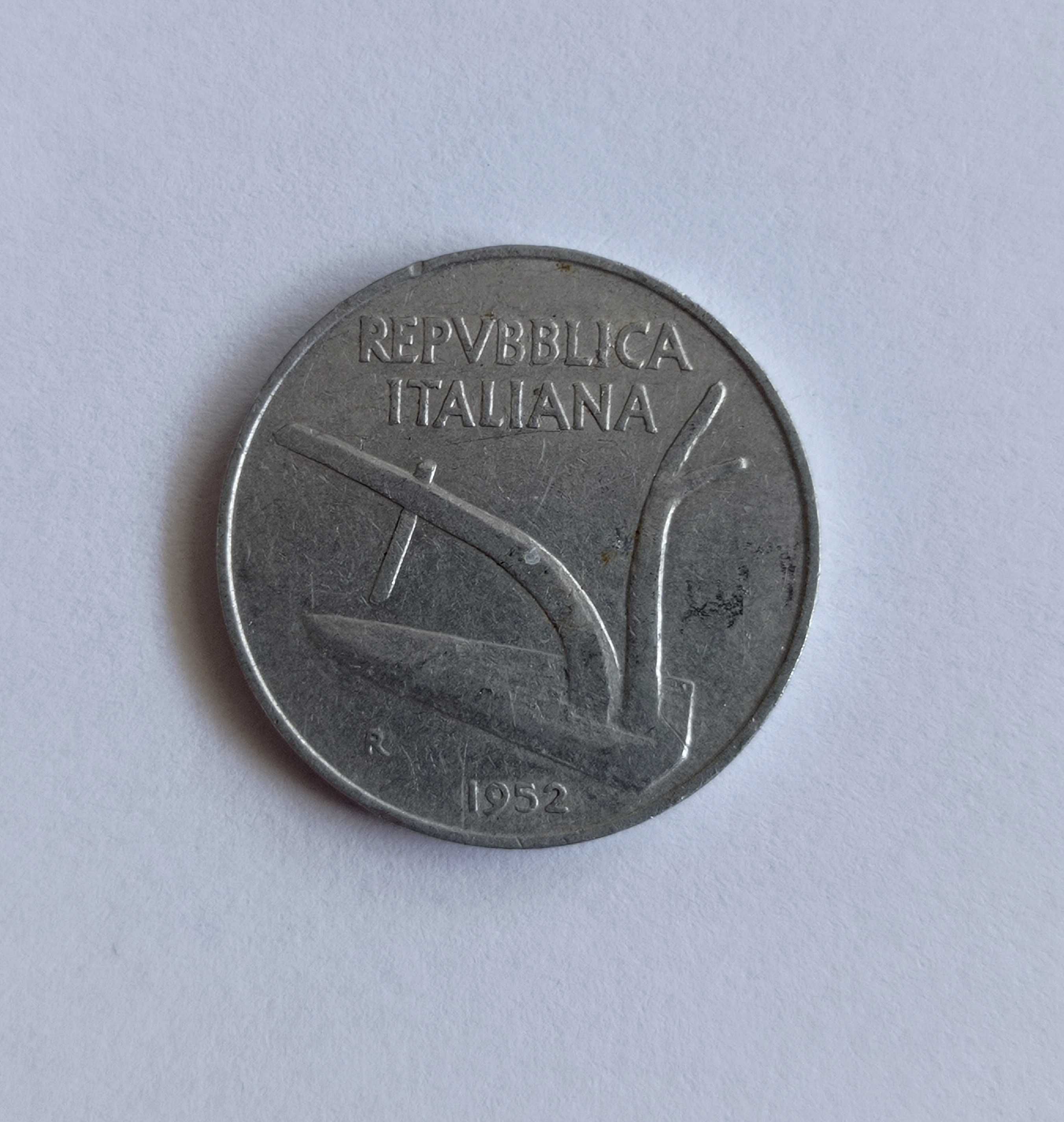 10 lire Włochy 1952, 1953, 1973, 1976