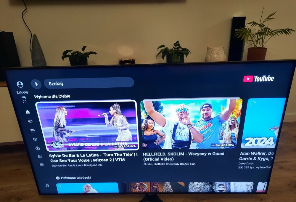 telewizor SAMSUNG 55 cali 4K UHD smart WiFi malo uzywany