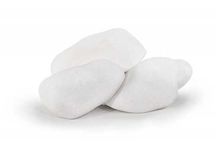 Kamień śnieżnobiały Thassos biały otoczak 20 kg 1-3, 3-6, 6-10 cm