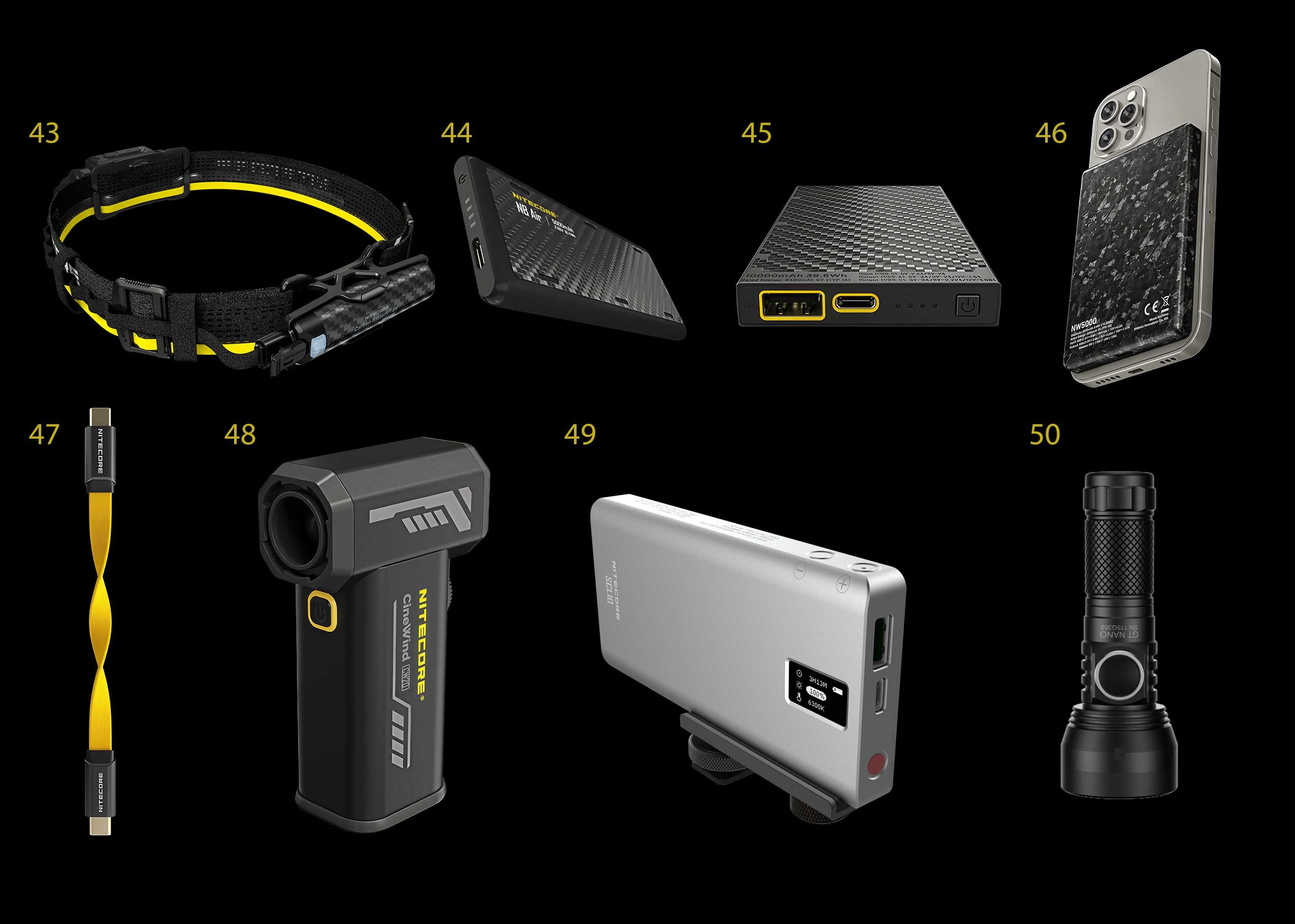 Nitecore Nu Hc Ha Hu Edc P Tm Tip Tini Tiki Cw Tup Mt Srt7i Nw Scl Mh