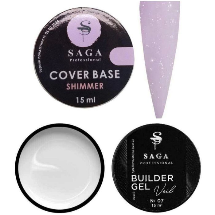 Saga Professional Cover Base/Builder Gel