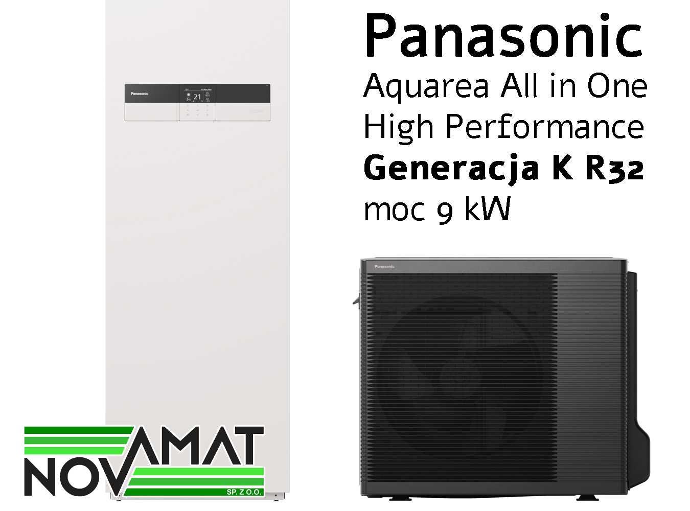 Pompa ciepła Panasonic seria K 9 KW 2-STREFOWA KIT-ADC09K3E5B [MONTAZ]