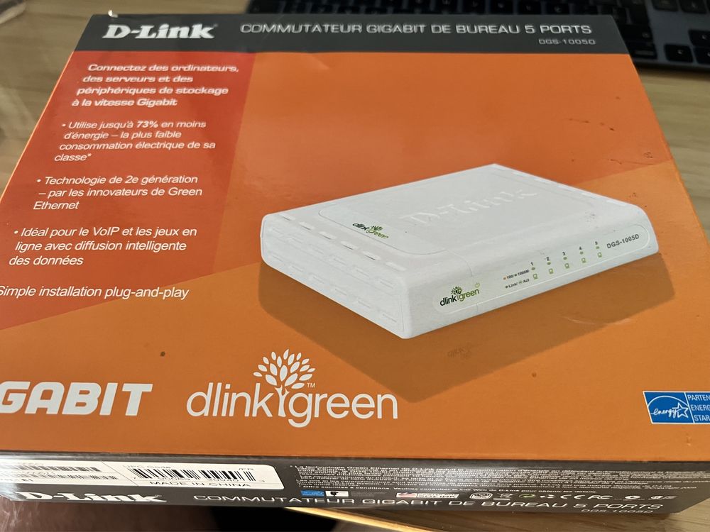 Switch D-Link Green DGS-1005D 5x 10/100/1000