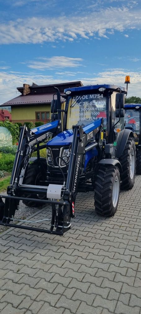 LOVOL M754 Większy MOC 75 KM - 90 Km 4x4Klima Pod PROW StageV PROMOCJA