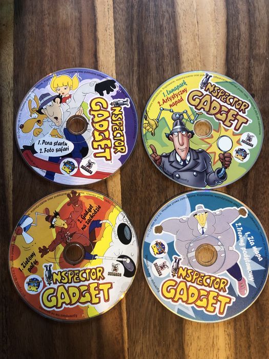 Inspektor Gadget Gadżet Cd bajki 4 szt