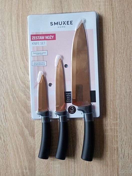 Zestaw noży kuchennych Smukee