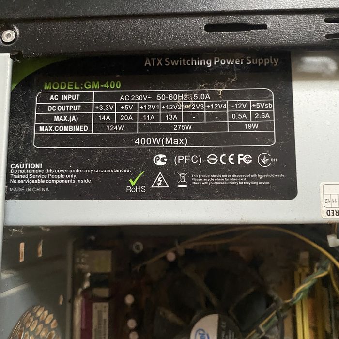 Блок живлення на запчастини