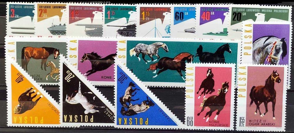 L Znaczki polskie rok 1963  kwartał IV - luzaki