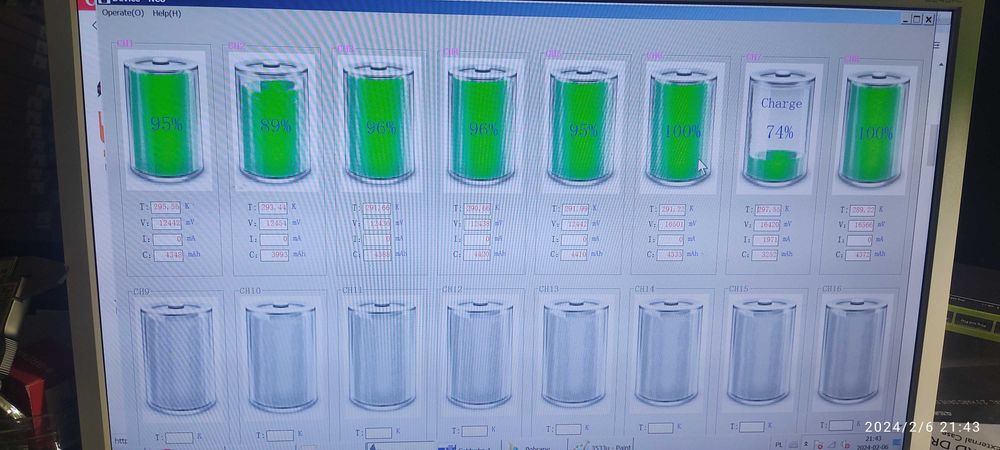 Tester baterii laptopowych RFNT2 + RFNT8 profesjonalny