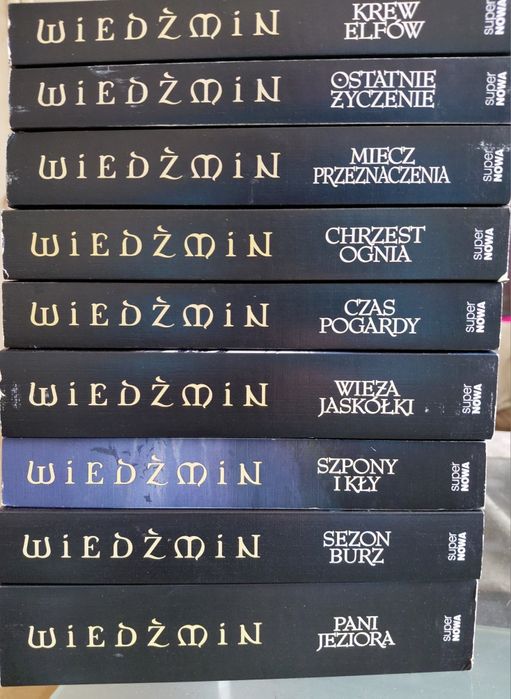Wiedźmin Andrzej Sapkowski 9 tomów