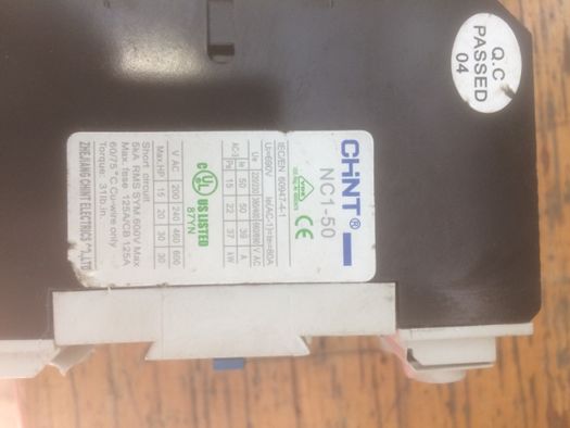 Contator CHINT NC1-5011