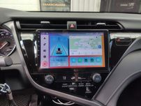 Магнитола для Toyota Camry 70, новый 8 ядер QLED экран DSP процессор.