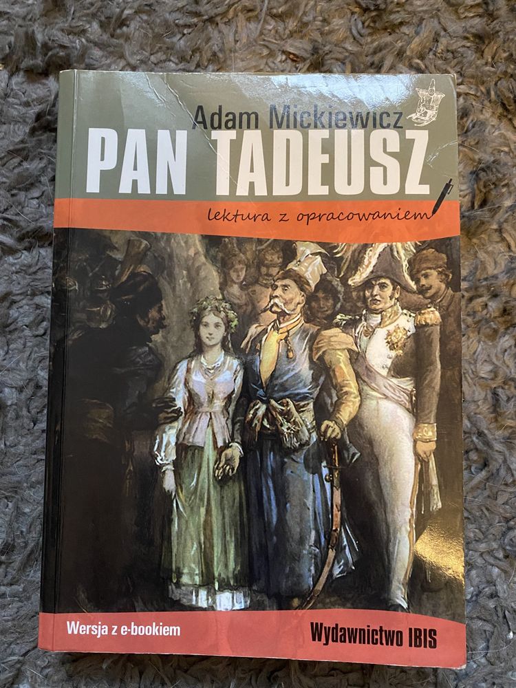 Lektura; Książka „Pan Tadeusz”