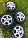 Felgi aluminiowe 15” 4x100 + opony Kormoran wielosezonowe 2021r.