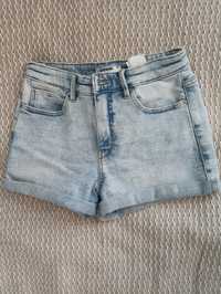 Krótkie spodenki jeansowe dżinsowe Sinsay S 36