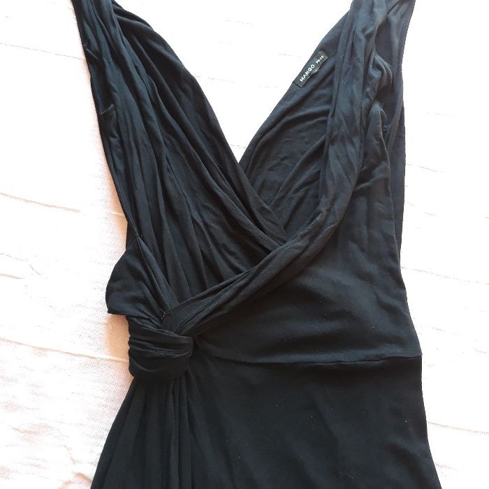 Vestido preto Mango