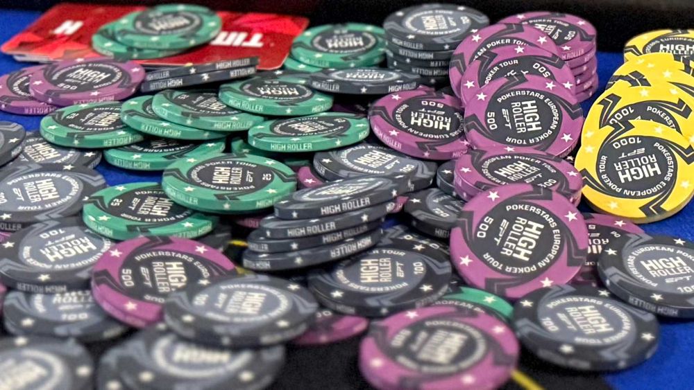 Покерний набір / покерні фішки EPT High Roller 300 шт