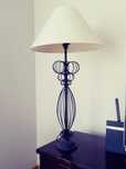 Lampa stolowa metalowa