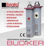 Systemy Kominowe BRATA, pustaki wentylacyjne, akcesoria. Komin, Kominy