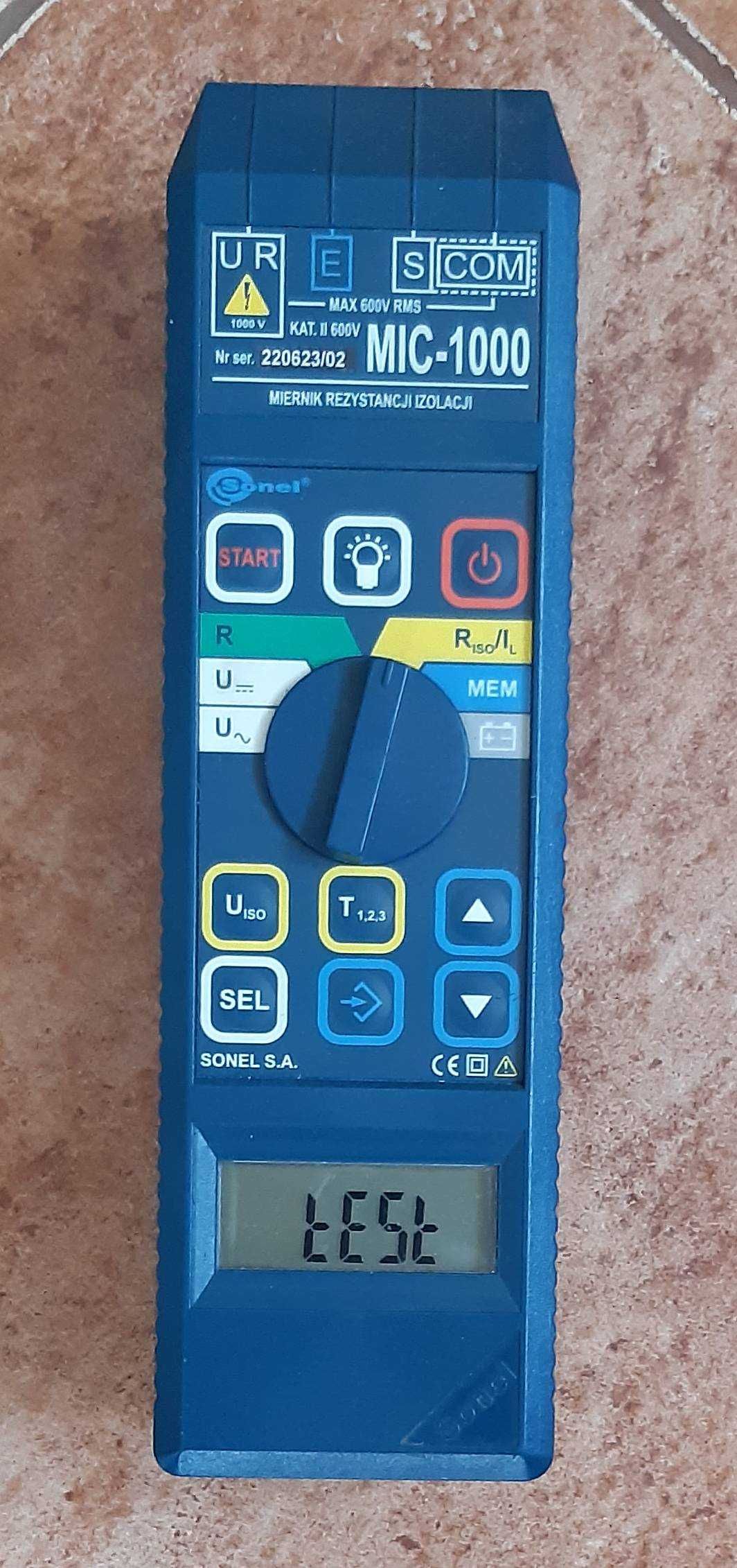 Miernik Sonel rezystancji izolacji MIC-1000