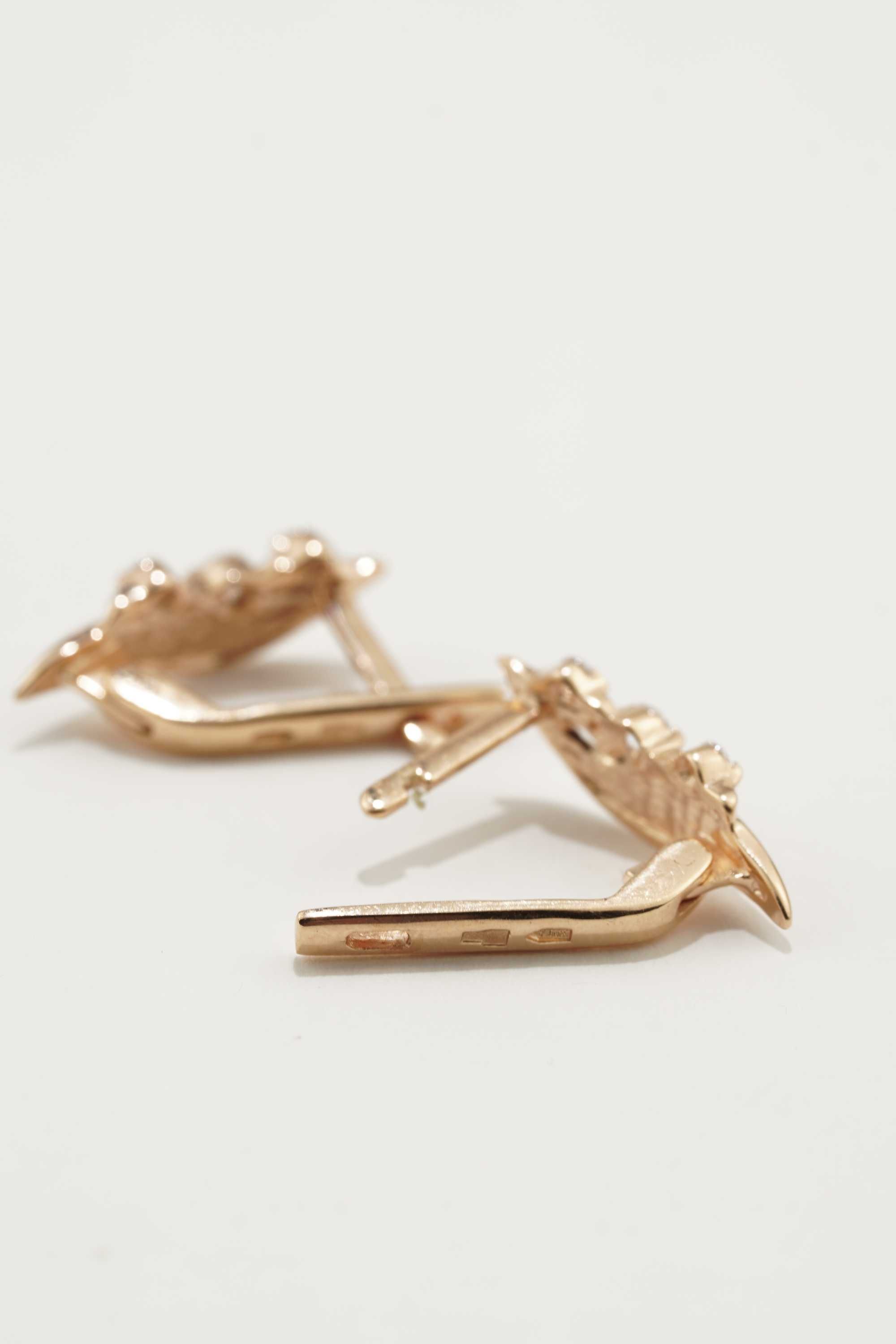 Złote kolczyki 14k 2,93g