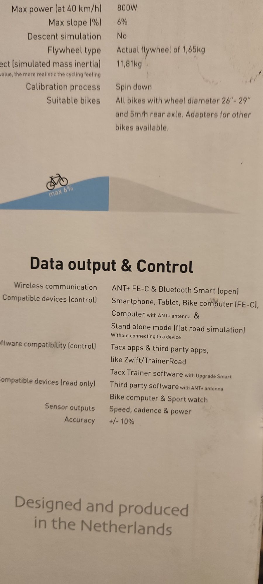 Tacx Smart flow trenażer rowerowy
