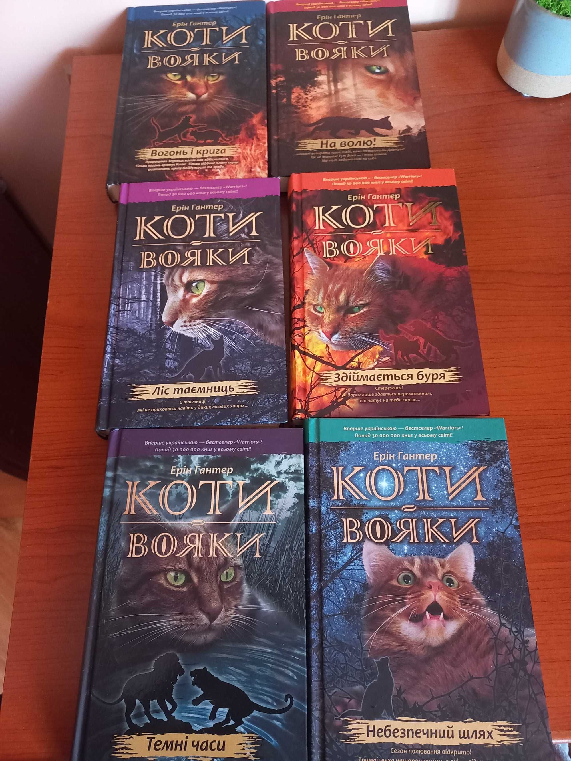 Ерін Гантер «Коти-вояки", 6 книг