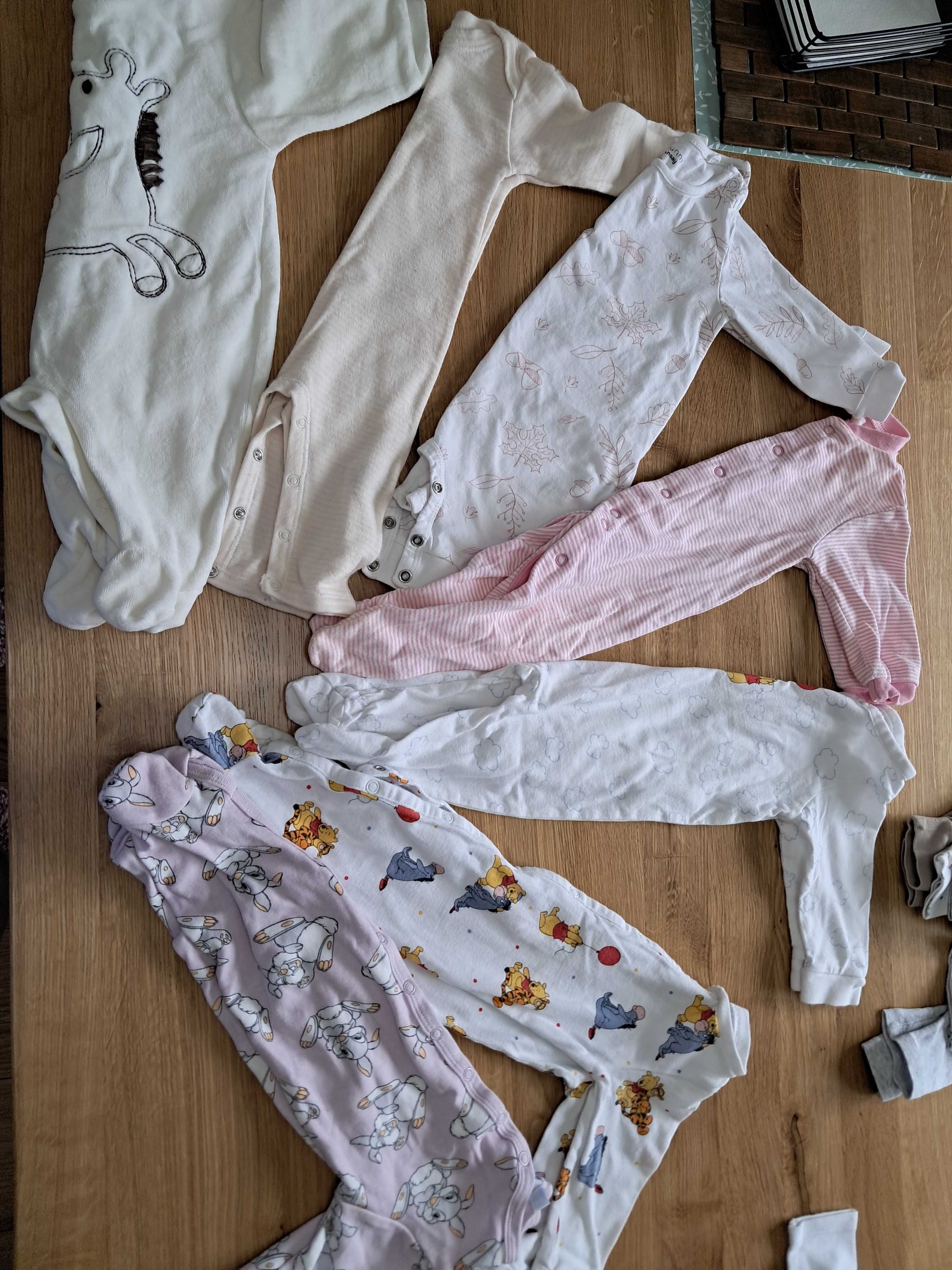 Wyprawka noworodka/niemowlaka, zestaw/paka ubrań,dla dziewczynki 56 62