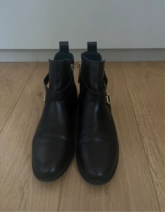 Tommy Hilfiger sztyblety skórzane Diana 8C