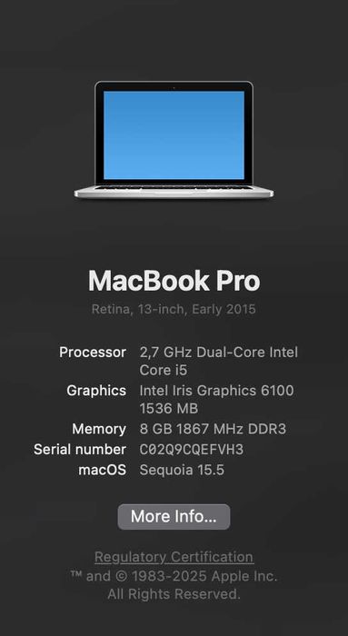 MacBook Pro 2015 - Impecável