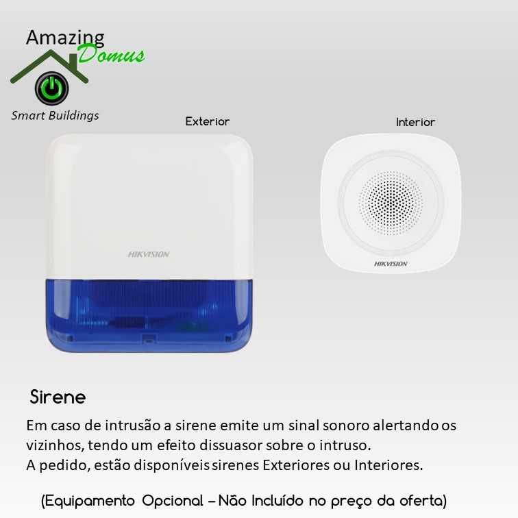 Alarme Profissional HIKVISON AX-PRO DS-PWA64-KIT-WE (sem mensalidade)