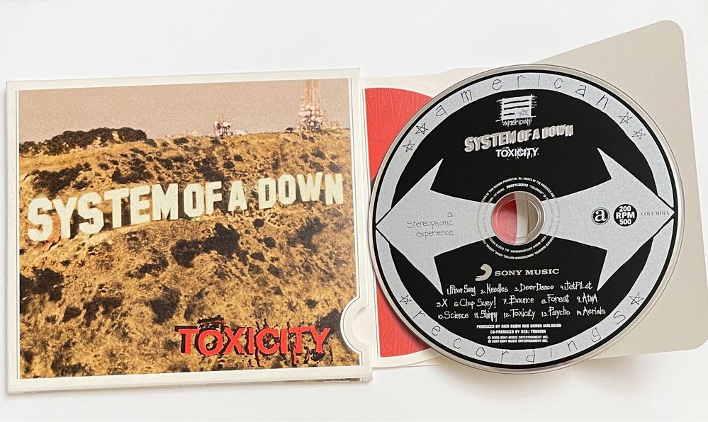 System Of A Down Toxicity cd 2009
