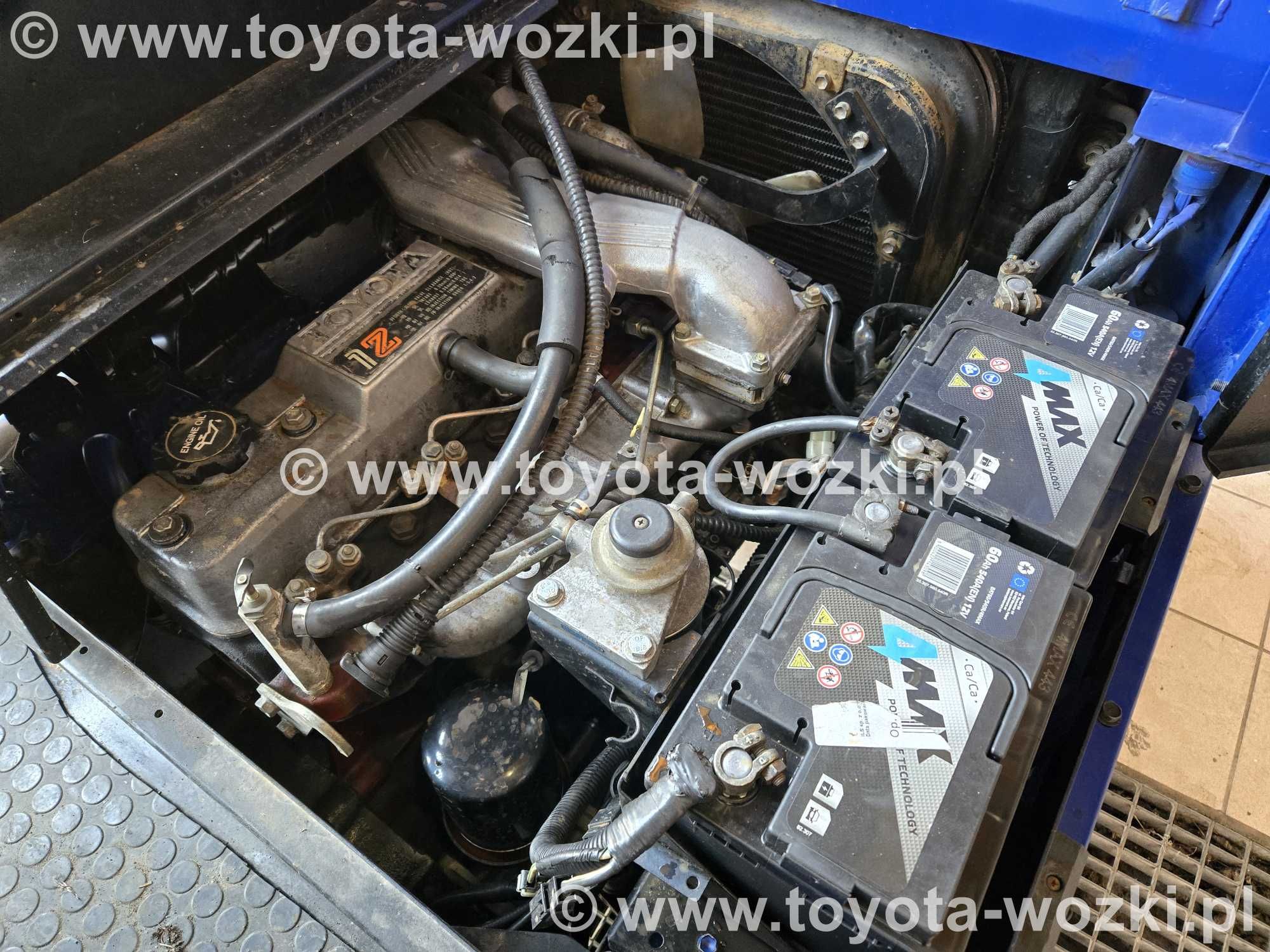 Wózek widłowy TOYOTA 5FD25 Triplex, Kabina, TOYOTA 5FDF25 widlak Linde